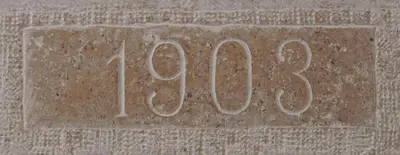 a sign with the word written on the ground at APARTMA KMETIJA ROVAN in Vrhpolje