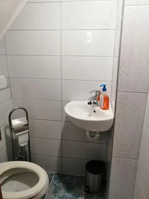 a bathroom with a sink and a toilet at Freya in Lesce