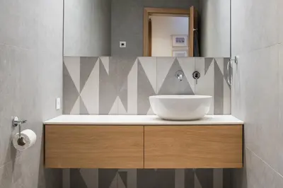 a bathroom with a sink and a mirror at Our Second Home in Kranjska Gora in Kranjska Gora