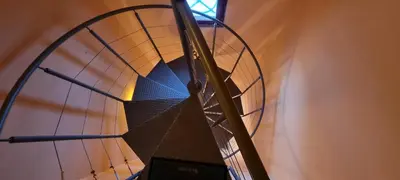 a close up of a fan in a room at Apartma Uršič in Kranjska Gora