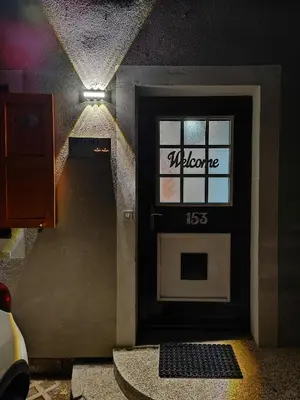 a door to a home with a welcome sign on it at See You House, Terme Čatež 153 in Čatež ob Savi