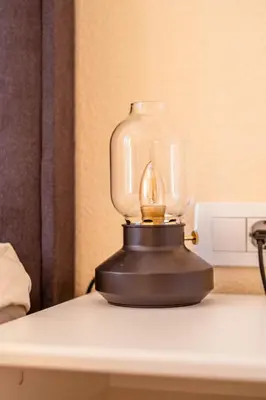 a glass jar sitting on top of a table at Holiday Home Lož in Stari Trg pri Ložu