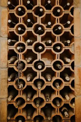 a close up of a building with a bunch of bells at Haloze na dlani - Haloze in your hand, hiša s pogledom na hribe - a house vith a view of hills in Gruškovec