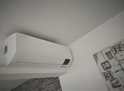 a microwave oven in a room with money at Rozmarin Bled in Bled