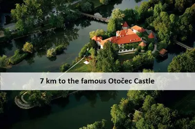 a house in the middle of a river with the words to thefamous at Holiday home in Otocec - Kranjska Krain 26039 in Otočec