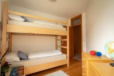 a bunk bed room with two bunk beds at Apartment Ajdi in Ajdovščina