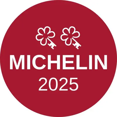a red circle with the text michilin at Chalet Sofija in Gozd Martuljek