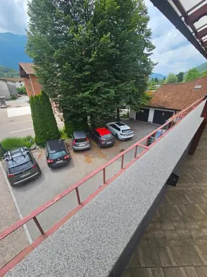 a group of cars parked in a parking lot at SMARAGD Damir Antunovic-sobodajalec in Kobarid